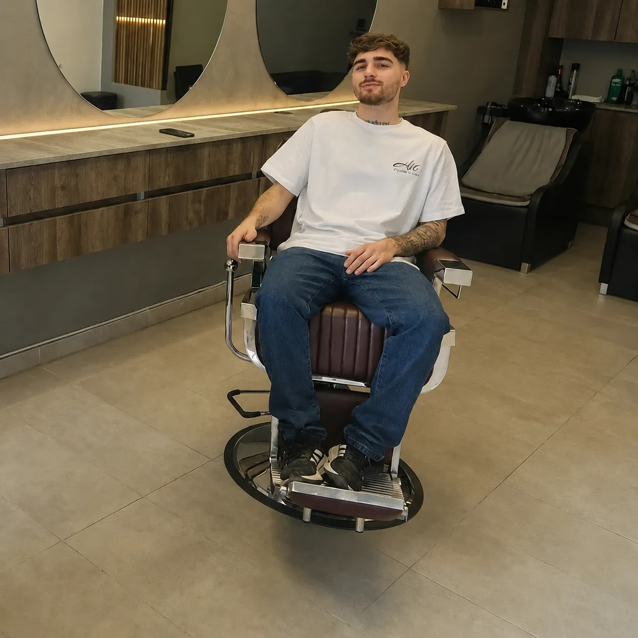 Ramiro Attianese, barbero en Att' Barber Style, Haedo